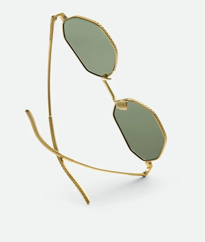 Intrecciato Geometrical Sunglasses