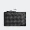 Intrecciato Large Flat Pouch