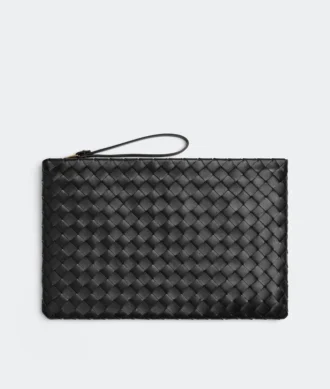 Intrecciato Large Flat Pouch