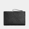 Intrecciato Large Flat Pouch