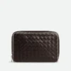 Intrecciato Large Zipped Pouch