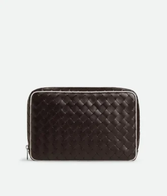 Intrecciato Large Zipped Pouch