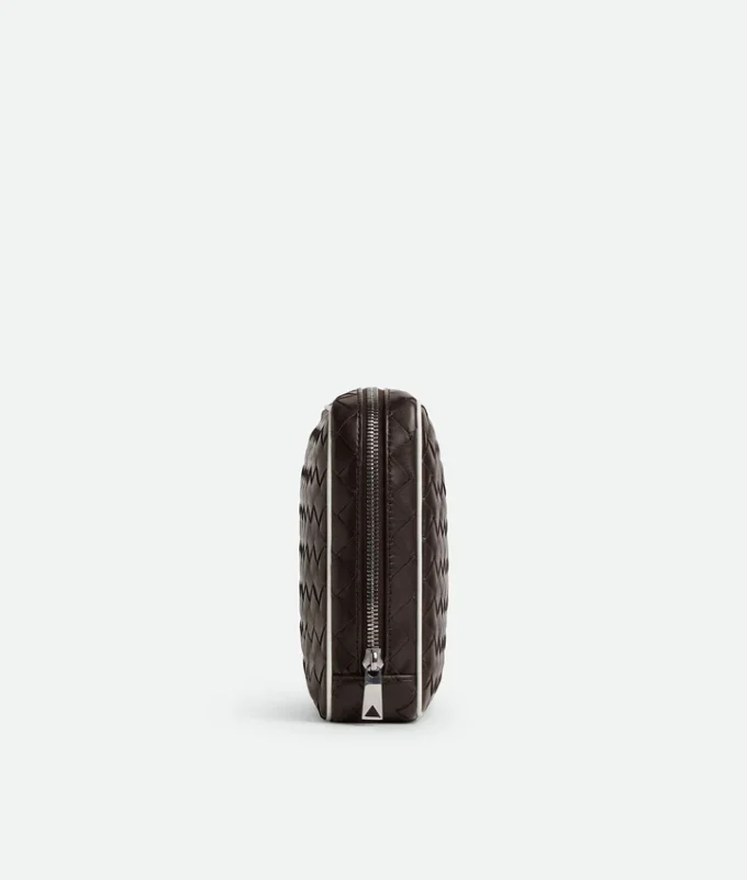 Intrecciato Large Zipped Pouch