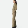 Intrecciato Leather and Suede Pants