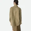 Intrecciato Leather and Suede Shirt