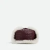 Intrecciato Leather Aviator Hat