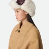 Intrecciato Leather Aviator Hat