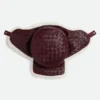 Intrecciato Leather Aviator Hat