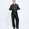 Intrecciato Leather Blouson