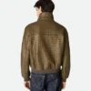 Intrecciato Leather Blouson