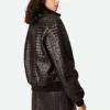 Intrecciato Leather Blouson