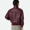 Intrecciato Leather Blouson