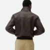 Intrecciato Leather Blouson