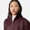 Intrecciato Leather Blouson