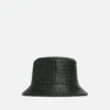 Intrecciato Leather Bucket Hat