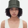 Intrecciato Leather Bucket Hat