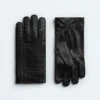 Intrecciato Leather Gloves