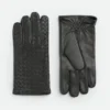 Intrecciato Leather Gloves