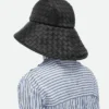 Intrecciato Leather Hat