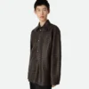 Intrecciato Leather Shirt