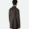 Intrecciato Leather Shirt