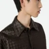 Intrecciato Leather Shirt