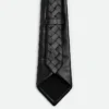 Intrecciato Leather Tie