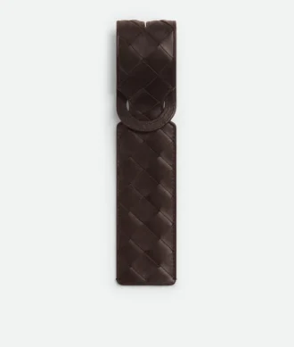 Intrecciato Long Tag Holder