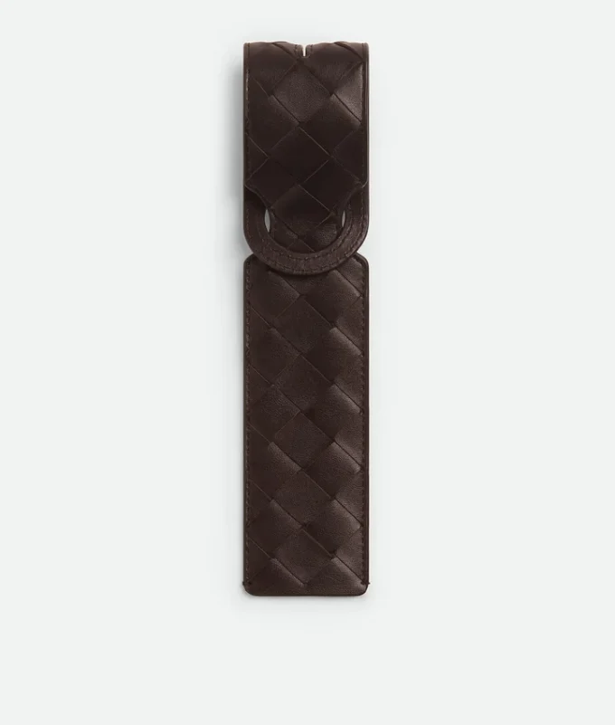 Intrecciato Long Tag Holder