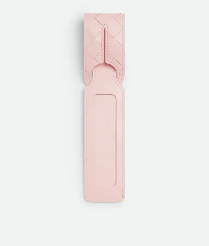 Intrecciato Long Tag Holder