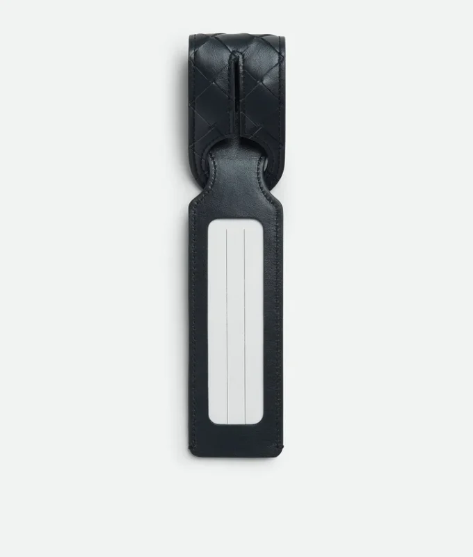 Intrecciato Long Tag Holder