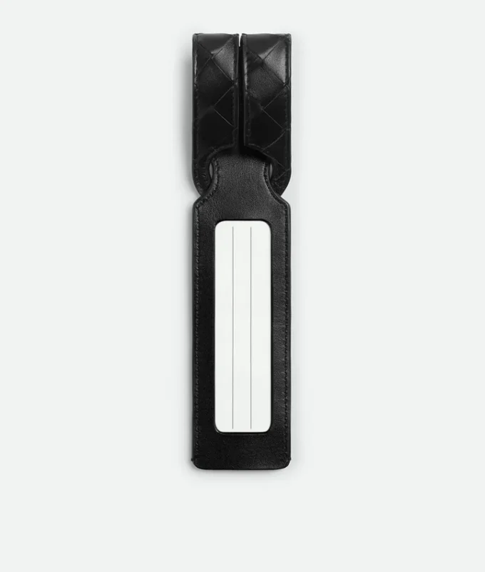 Intrecciato Long Tag Holder