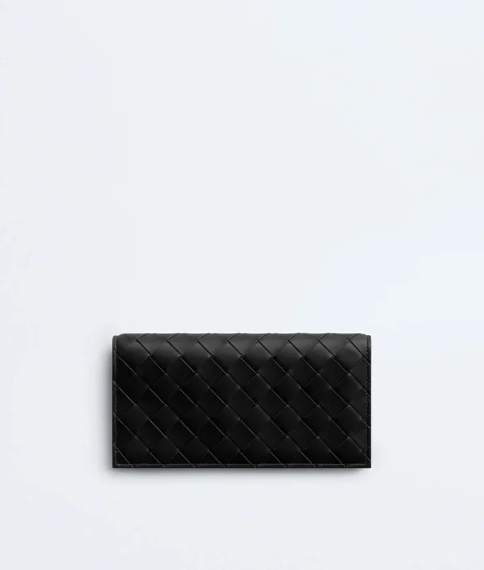 Intrecciato Long Wallet with Coin Purse