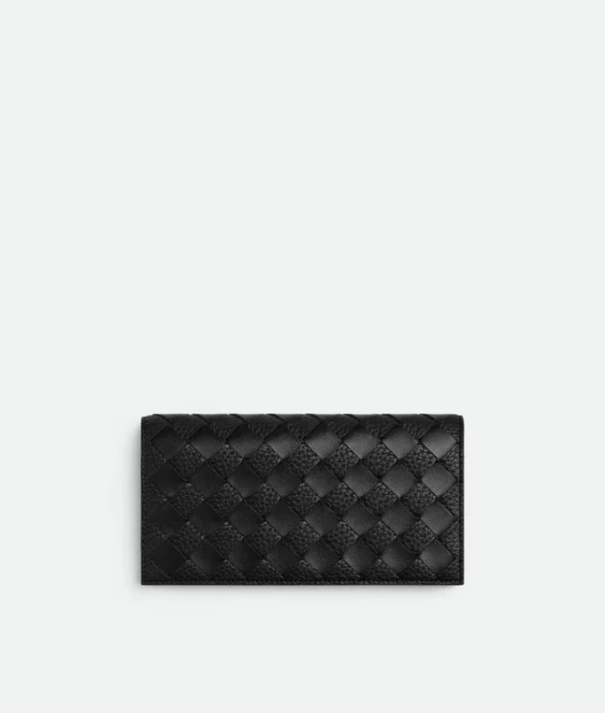 Intrecciato Long Wallet with Coin Purse