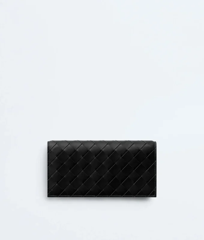 Intrecciato Long Wallet with Coin Purse
