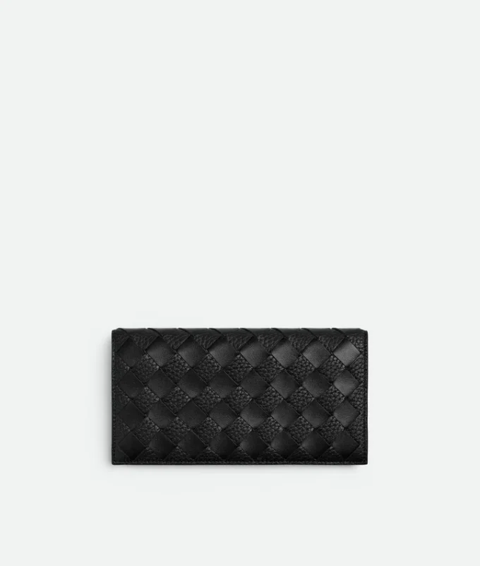 Intrecciato Long Wallet with Coin Purse