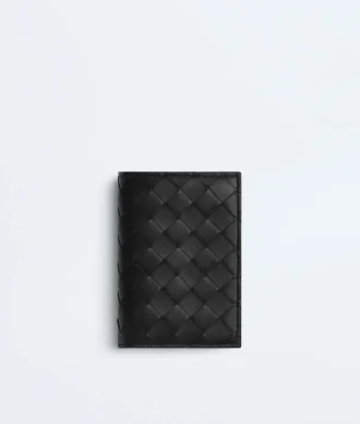 Intrecciato Medium Bi-Fold Wallet with L-Zip