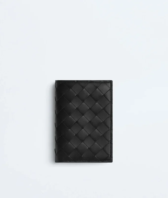 Intrecciato Medium Bi-Fold Wallet with L-Zip