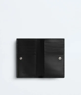 Intrecciato Medium Bi-Fold Wallet with L-Zip