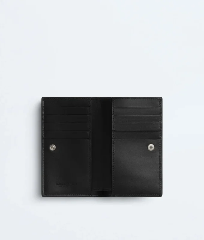 Intrecciato Medium Bi-Fold Wallet with L-Zip