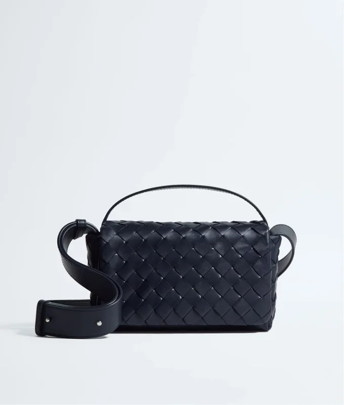Intrecciato Mini Bag with Flap