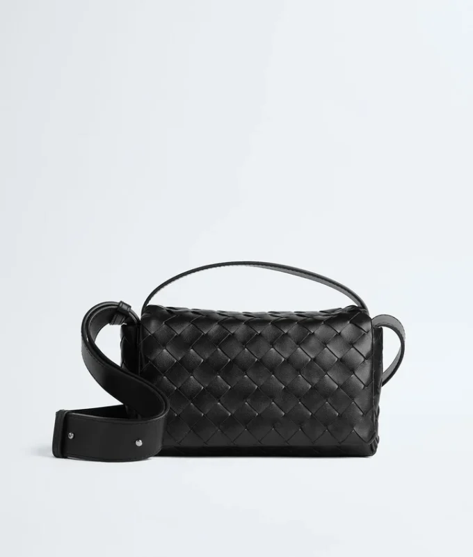 Intrecciato Mini Bag with Flap