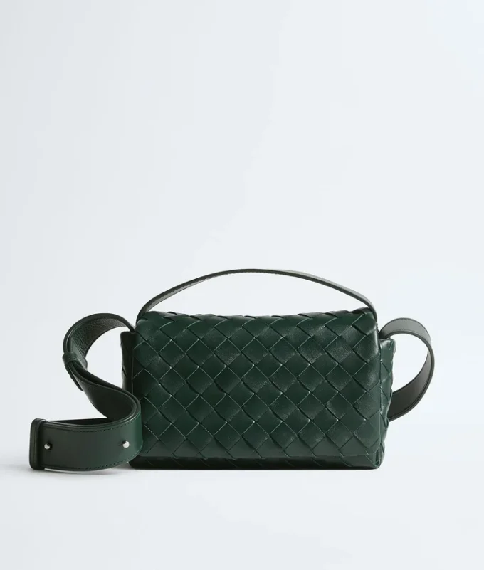 Intrecciato Mini Bag with Flap