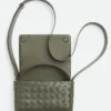 Intrecciato Mini Bag with Flap