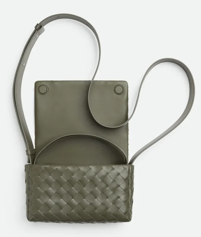 Intrecciato Mini Bag with Flap