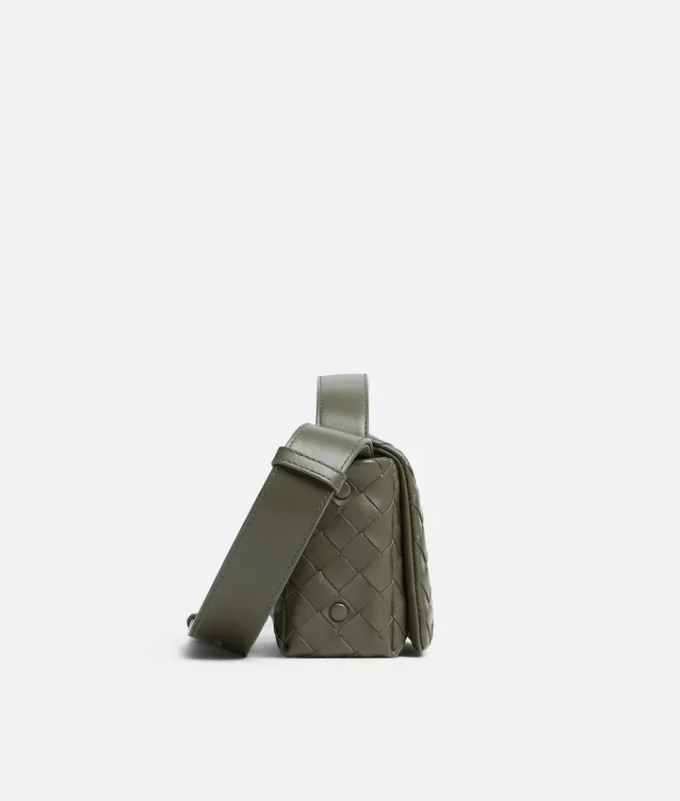 Intrecciato Mini Bag with Flap