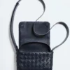 Intrecciato Mini Bag with Flap