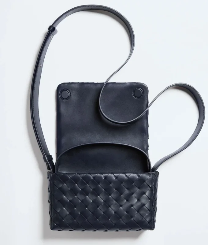 Intrecciato Mini Bag with Flap