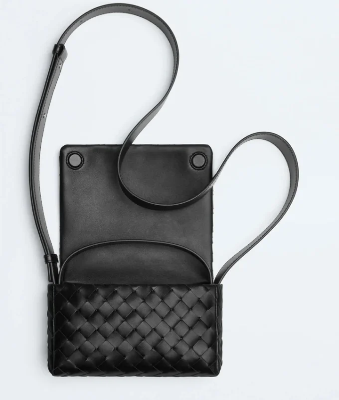 Intrecciato Mini Bag with Flap