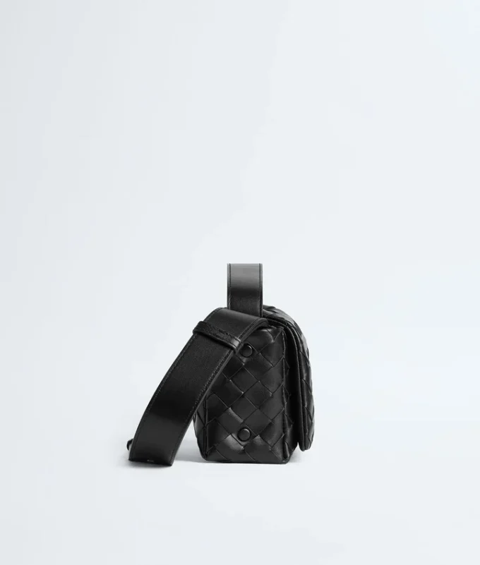 Intrecciato Mini Bag with Flap